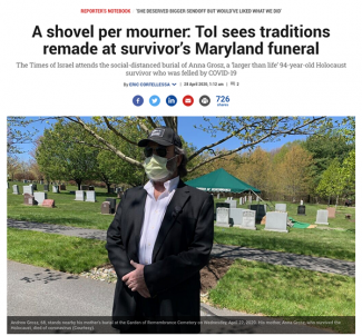 Holocaust survivor funeral